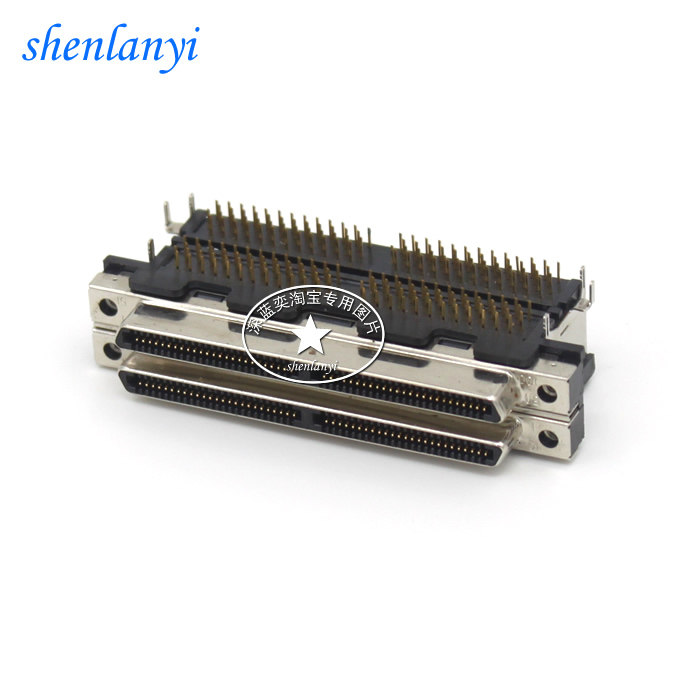 HMCR100FS-90 scsi 0-8 pitch VHDCI100 core PCB small black clip V100 double layer mother head PCB