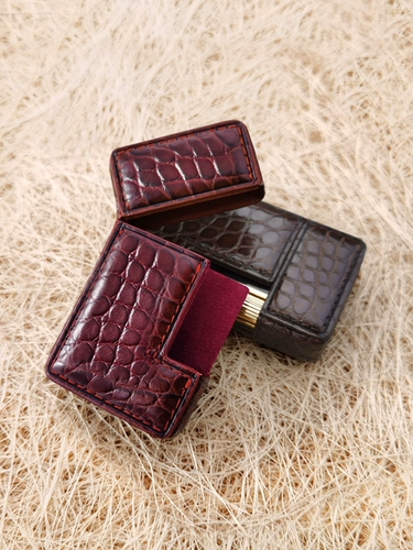 私域 Креативная зажигалка, защитный чехол, из натуральной кожи, L2