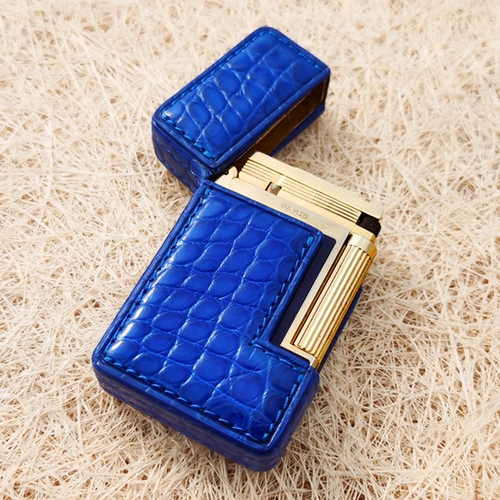 私域 Креативная зажигалка, защитный чехол, из натуральной кожи