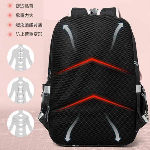 Школьный рюкзак со сниженной нагрузкой для мальчиков, защита позвоночника, для средней школы