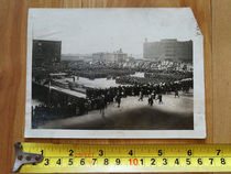 Photograph of the military column parade of the Manchuria Period to be affixed to the old photo collection of the General Command of the brigade