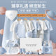 Newborn meeting gift box Newborn baby clothes spring and autumn suit newborn baby full moon gift supplies boy