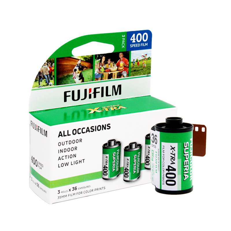 Japan original 135 Fuji XTRA400 color negative film roll 36 SUPERIA June 22 single roll price