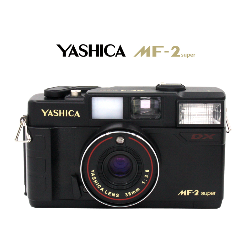 New YASHICA MF2 135 Roll Camera 38mm f3 8 Timer self-timer manual flash light