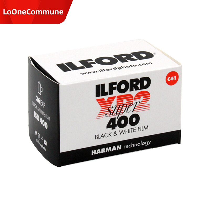 British ILFORD Irfo 135 black and white rubber roll XP2 SUPER 400 C-41 flush for 23 years
