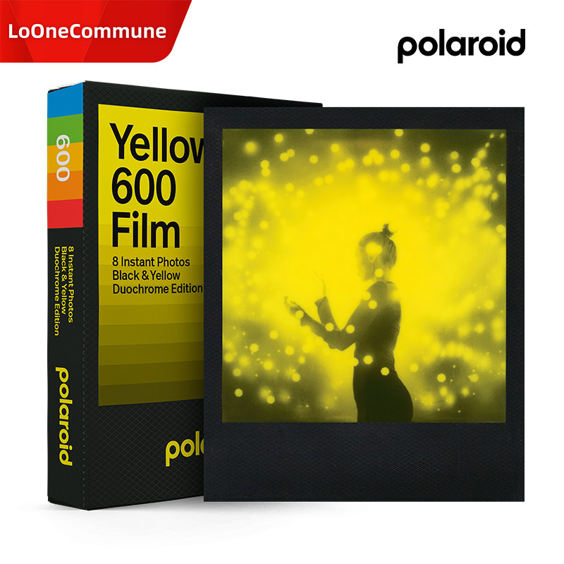 New version of Polaroid Pauli comes 600 black yellow-phase paper BlackYellow Duochrome 23-08 months-Taobao
