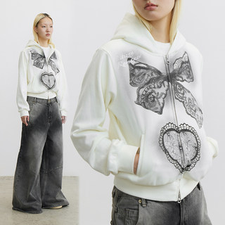 Conp other sweatshirts, lace spray-painted short sweatshirts