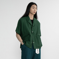 CONP 21SS Lotus Shirt scimitar leaf pleated shirt