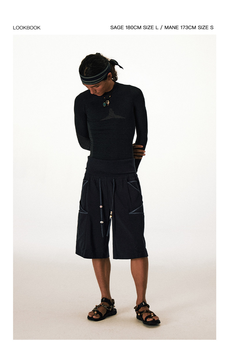 Envelope Pocket / Wide-Leg Shorts CONP: Citizen of No Place