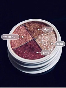 Сша colourpop кара пузырь тени для век Colorpop Platter упаковка dgaf ladybird frog