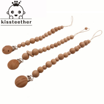 Baby pacifier clip maternal baby products beech wood pacifier chain baby tooth suit anti-drop chain