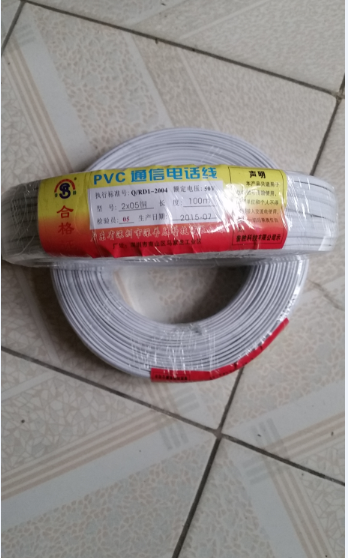 2-core all-copper telephone line RJ11 telephone line 100 meters per roll