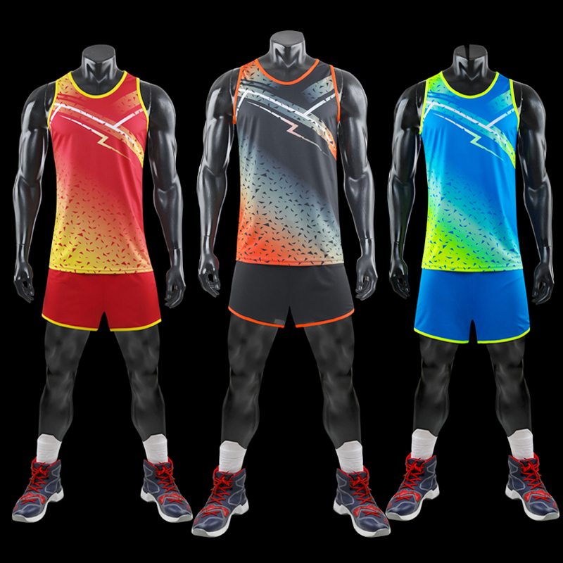 Training suit for men and women training suit vest fitness sprint test marathon running marathon suit