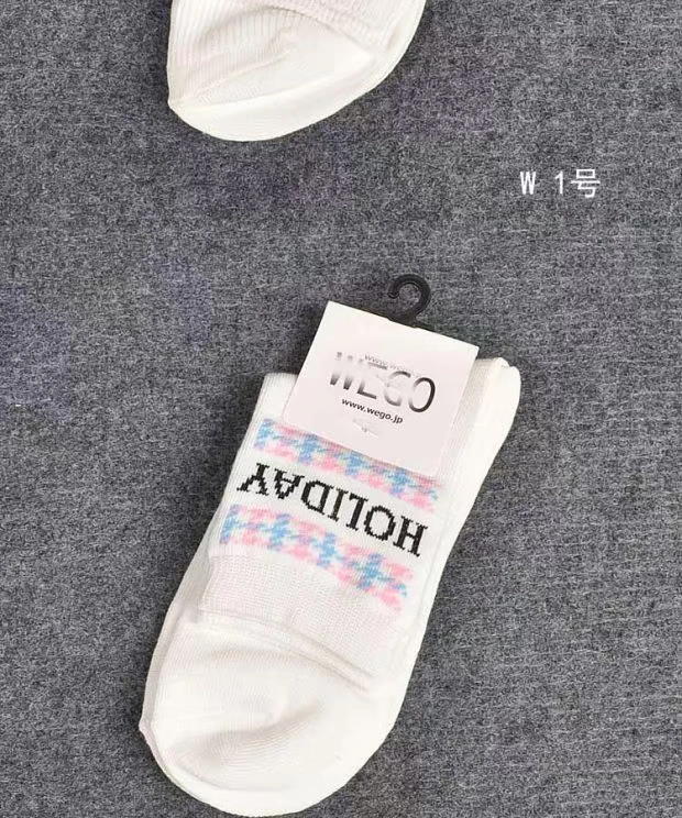 Vớ Nhật Bản vớ cotton nữ mùa xuân và mùa thu vớ vớ cotton hoang dã trong ống khử mùi thấm hút mồ hôi