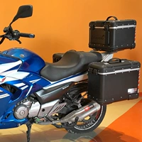 LOBOO củ cải xe máy bên hộp GW250 sao lưu hộp đuôi hợp kim nhôm không thấm nước bên hộp hộp phía sau hộp lưu trữ thùng hông xe máy