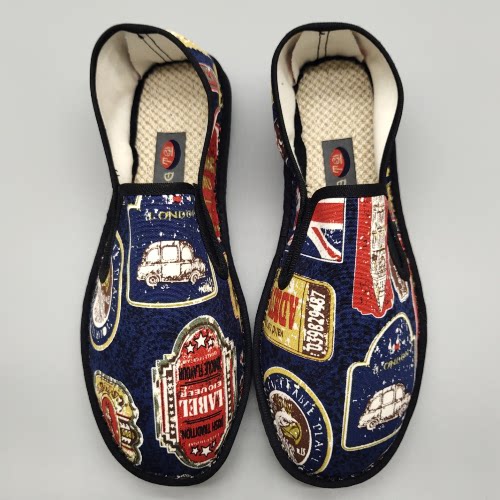 Men's Xishan Cloth Shoes Old Beijing Men's Shoes Casual Shoes Breathable Couple Cloth Shoes Slip-on Lazy Cloth Shoes Casual Shoes