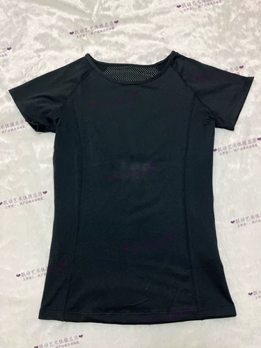 Гимнастическая спортивная футболка с коротким рукавом для тренировок, быстросохнущая ткань