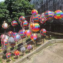 Dongguan Dongcheng Haihua patented wind turn feng shui ball windmill factory direct sales Garden school venue decoration
