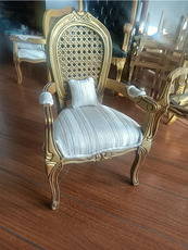 bjd场景道具娃屋 bjd volks 68cm3分女娃用沙发 1/ 3单人位藤编沙发