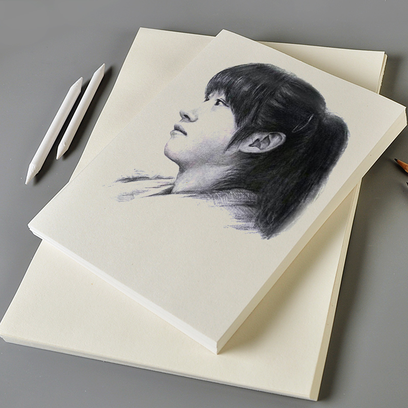 8 open thick drawing paper watercolor drawing paper sketch hand-drawn children graffiti A4 beginner art student exclusive 16K