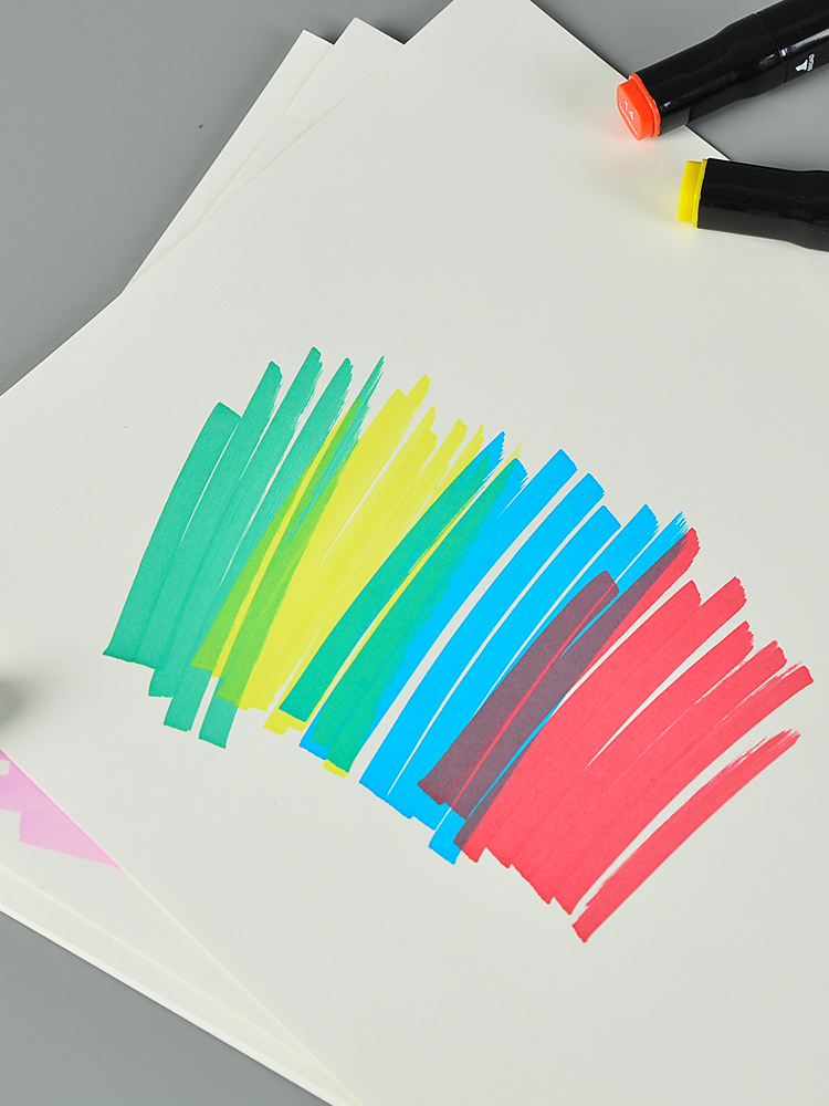Mike pen special paper blank hand painting drawing paper cartoon graffiti jam drawing students with 8 open A4 animation