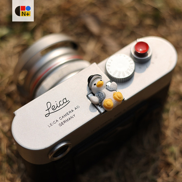 N+PARK vest duck creative camera hot shoe cover duck little yellow duck cute literary ຕົບແຕ່ງກ້ອງຖ່າຍຮູບ