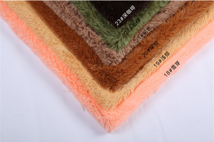 Matt Hàn Quốc cashmere len 15mm PV cao nhung siêu mềm đồ chơi plush warp lông may cổ vải - Vải vải tự làm vải dạ