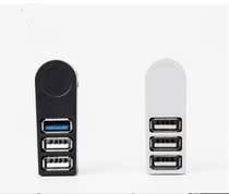 Mini portable 3 0usb hub splitter 3 ports usb hub type-c rotary Docking hub