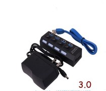 USB Hub USB 3 0 4 Ports Hub high speed splitter with independent switch with Hub adapter