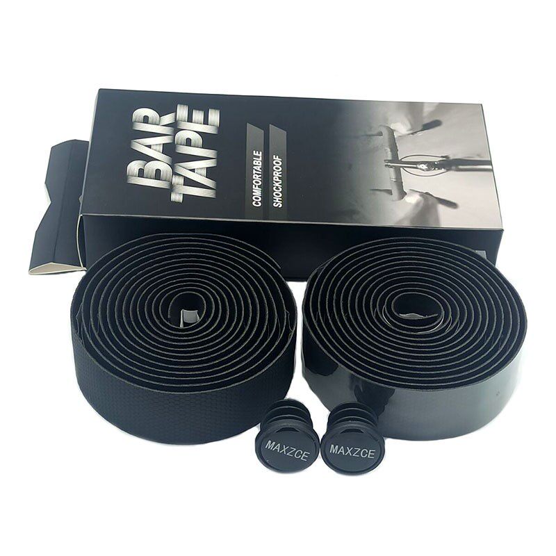 Road handlebar with bicycle handle grip leather breathable non-slip belt shock absorption strap comfortable handle with NPY same style