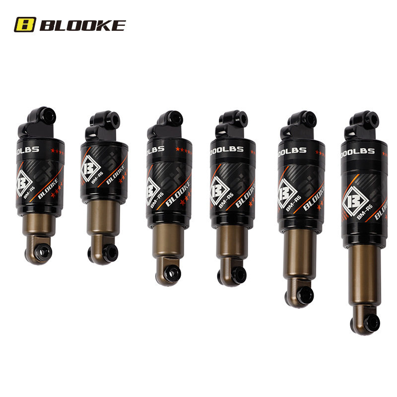 BLOOKE Mountain Bike Rear Biliary Oil Pressure Rear Damper Folding Scooter Oil Spring Shock Absorber-Taobao