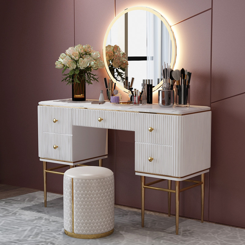 Light luxury makeup table dressing table storage cabinet integrated princess ins net red luxury atmosphere post-modern minimalist bedroom
