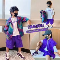 Boys new 2022 T-shirt pants coat