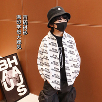 Small Crooked Boy Clothes 2022 Spring Autumn Season New Lining to turn over long sleeve baby CUHK Scout childrens shirt