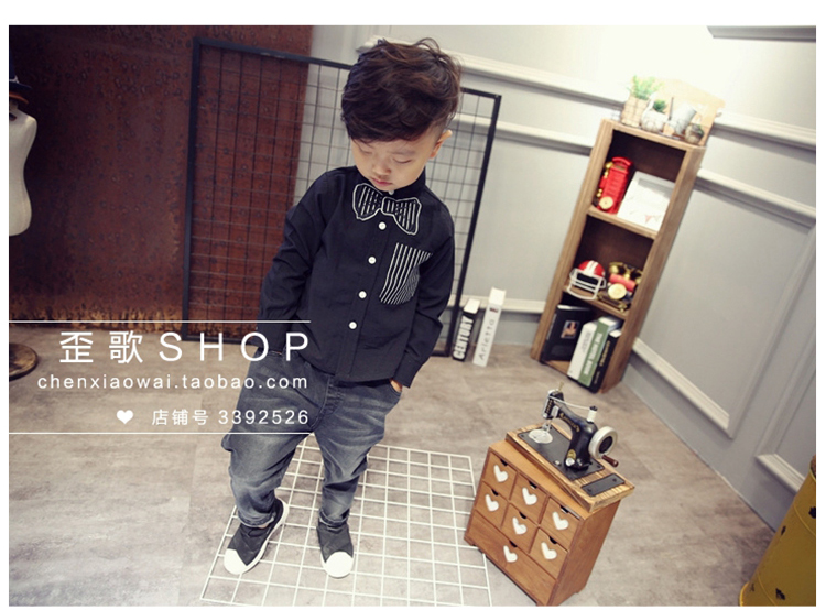 Chemise enfant à manche longue - Ref 2083979 Image 15