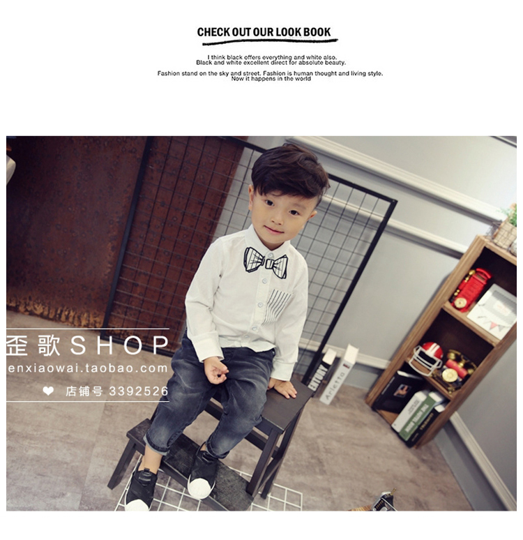 Chemise enfant à manche longue - Ref 2083979 Image 19