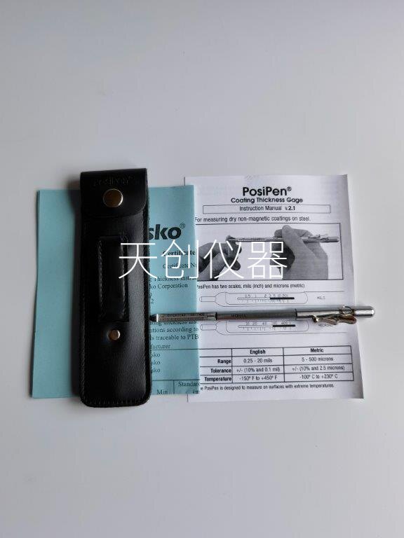 posipen pen type coating thickness gauge defelsko film thickness instrument hot-dip galvanising high temperature thickness gauge magnetic probe-Taobao