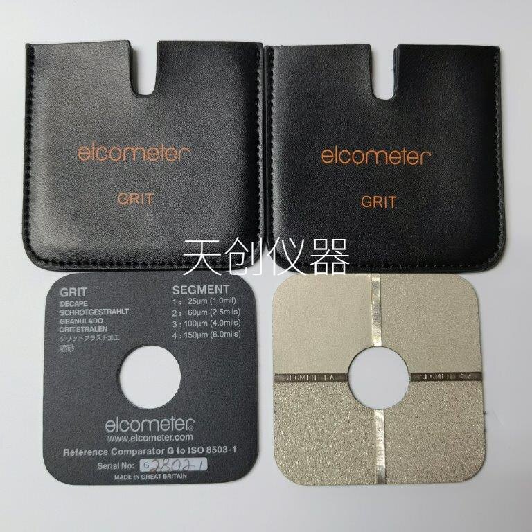 E125-1 sandblasting comparison plate SA2 5 roughness comparison plate ISO8503 contrast sample block GRIT model-Taobao