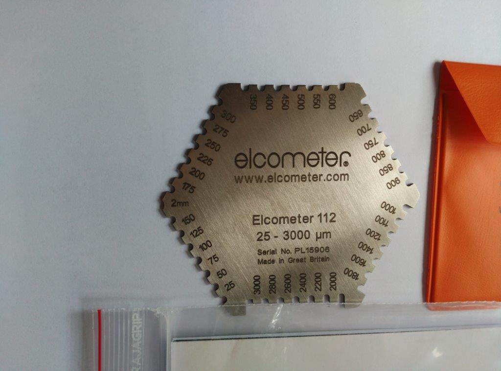 UK susceptible to high elcometer B112-1B Hexagonal wet film comb 2 5 μm-3 0 0 0 μm Wet Film Comb-Taobao