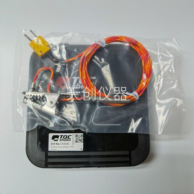 Dutch TQC CX2030 1 5m furnace temperature gauge probe connecting wire CX2030 clip-type workpiece surface thermocouple-Taobao