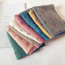 Spring and Autumn Thin Childrens Scarf Korean Cute Joker Princess Baby Scarf Men and Women Baby Cotton Seal Tide