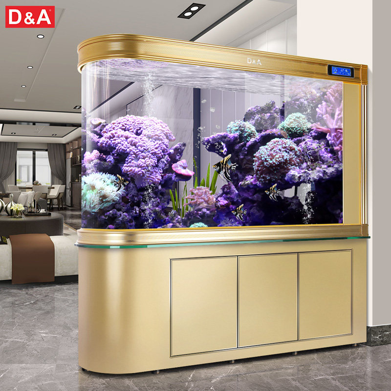 Dirk Bullet Fish Tank Living Room Home Large Entry Screen Aluminum Alloy Edge Bottom Filter Ecological Aquarium Box