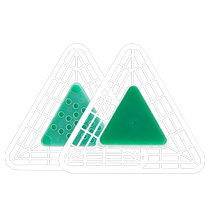 Mens toilet urinal cleaning ball urinal deodorizing filter aromatic triangular block anti-clogging and odor-removing hygiene ball