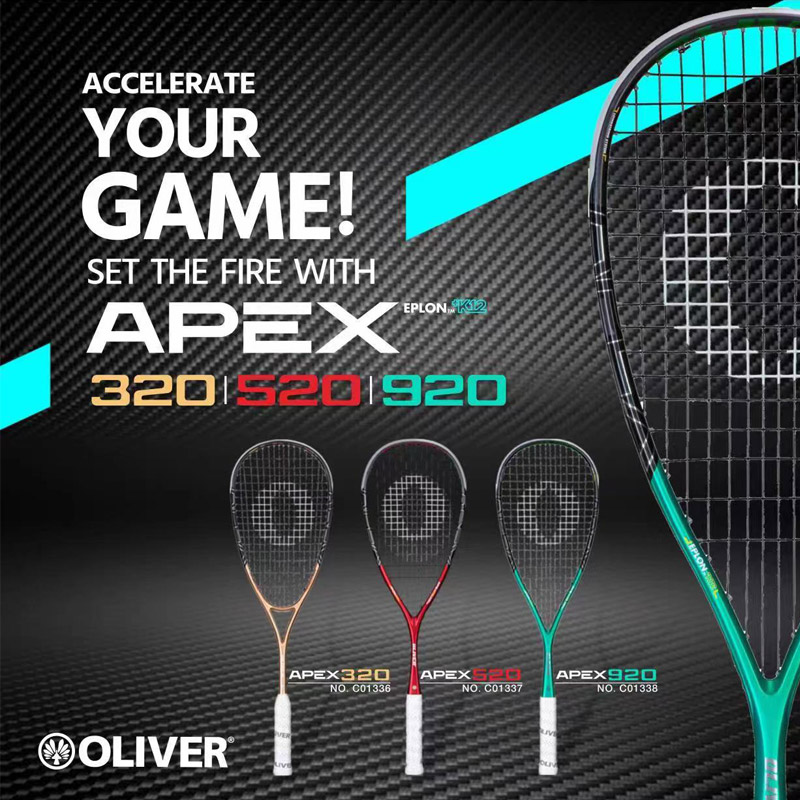 OLIVER Germany's Orliver beginner training competition full carbon squash racket sponsorship stars race squash-Taobao