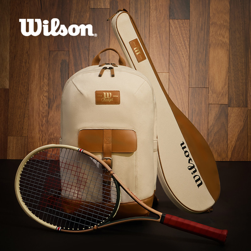 Wilson 110th anniversary retro tennis racket bag - 24 years of