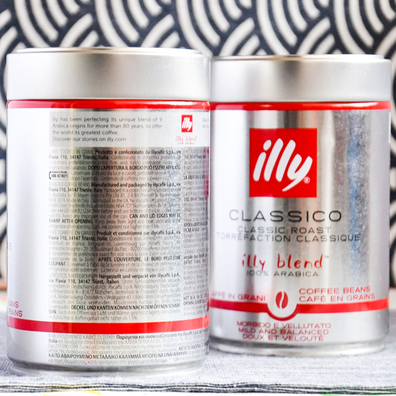 Illy Coffee Beans Italian Imported Medium Roast Coffee for Brewing 250g*2 Cans Arabica