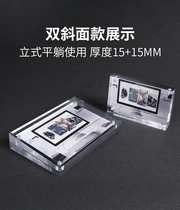 A6 acrylic inclined table sign price brand A5 card display card mobile phone parameter brand Crystal strong magnetic label price sign
