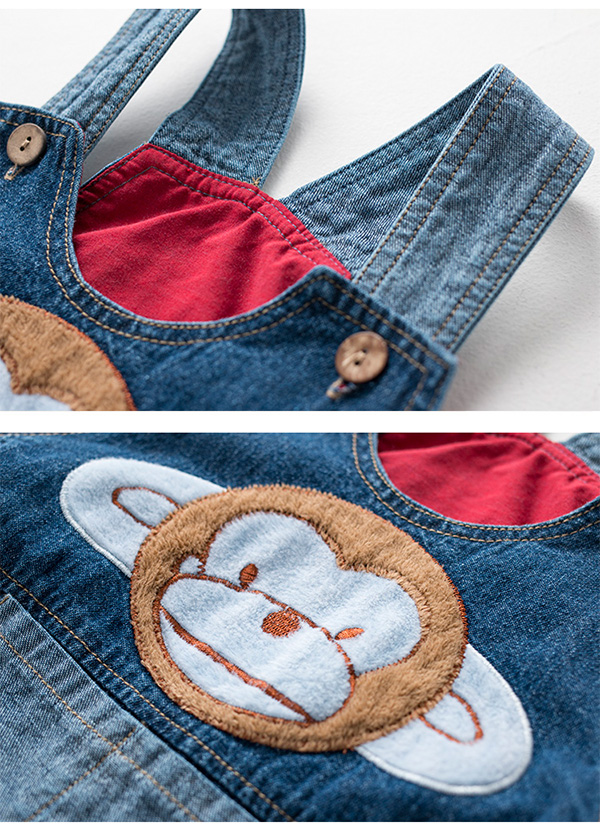 Quần jean bé gái 2018 mới cho bé Quần jean bé trai 2 tuổi Quần cotton trẻ em mùa thu và mùa đông Quần yếm bé quần jean bé gái