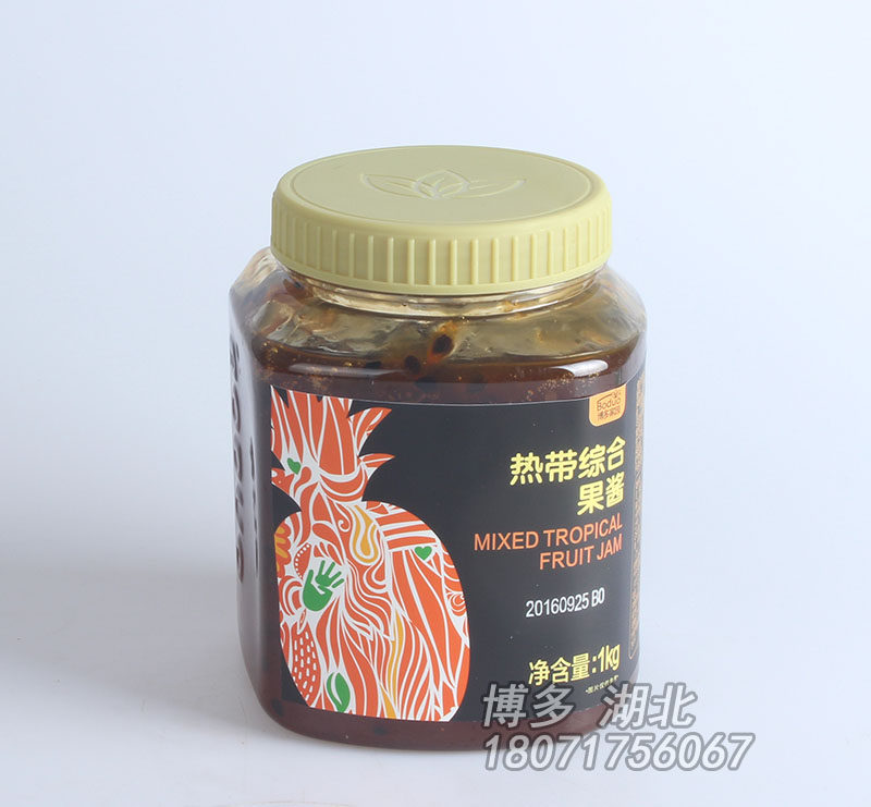 Tropical comprehensive jam Hakata home milk tea raw material Hakata compound jam yuzu tea fruity sauce 1kg