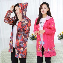 Work clothes cooking waterproof apron women men fashion home kitchen oil-proof bib zipper chef gown adult Han